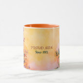 Mother's Day Mug Text "MOM" "Since 1972" マグカップ (中央)