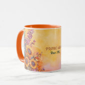Mother's Day Mug Text "MOM" "Since 1972" マグカップ (正面左)