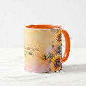 Mother's Day Mug Text "MOM" "Since 1972" マグカップ (正面右)