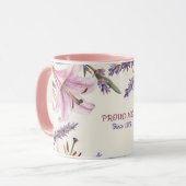 Mother's Day Mug Text "MOM" "Since 1972" マグカップ (正面左)