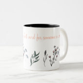 Mother's Day Mug with Sentimental Quote and Minima ツートーンマグカップ (正面右)