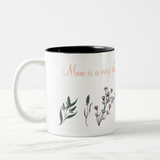 Mother's Day Mug with Sentimental Quote and Minima ツートーンマグカップ