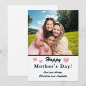 Mother's Day Personalized Downloadable Photo  シーズンカード (正面/裏面)