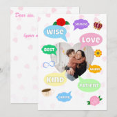 Mothers Day Photo Word Clouds Best Mom Mother (正面/裏面)