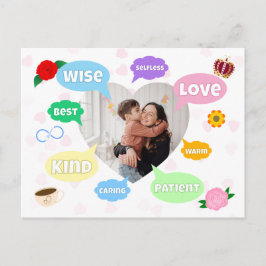 Mothers Day Photo Word Clouds Best Mom Mother ポストカード