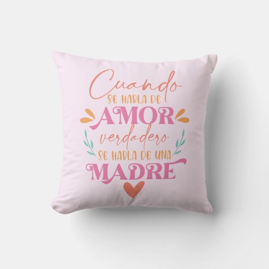 Mothers day pillow クッション (正面)