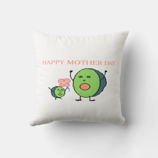 Mother's day pillow  クッション (裏面)