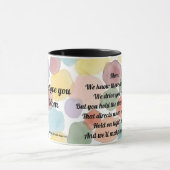 Mother's Day Poem マグカップ (中央)