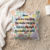 "Mother's Day Poem Throw クッション (ブランケット)