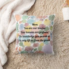 Mother's Day Poem Throw クッション