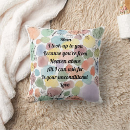 "Mother's Day Poem Throw Cushion" クッション