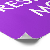 Mother's Day Poster | Keep calm and respect mom ポスター (角)