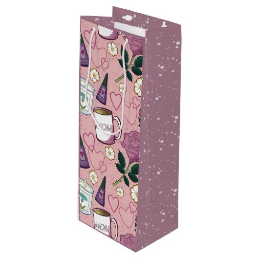 Mother's Day Rose ワインギフトバッグ (正面アングル)