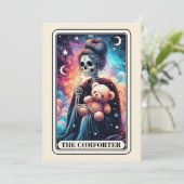 Mother's Day Skeleton The Comforter Teddy Tarot カード (スタンド正面)