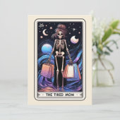 Mother's Day Skeleton The Tired Mom Tarot カード (スタンド正面)