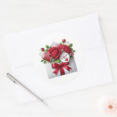 Mothers Day Stickers ラウンドシール (封筒)