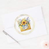 Mothers Day Stickers ラウンドシール (封筒)