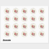 Mothers Day Stickers ラウンドシール (シート)