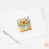 Mothers Day Stickers ラウンドシール (封筒)