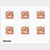Mothers Day Stickers ラウンドシール (シート)