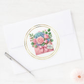 Mothers Day Stickers ラウンドシール (封筒)