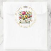 Mothers Day Stickers ラウンドシール (バッグ)