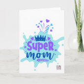 Mother's Day - Super  Mom カード (正面)
