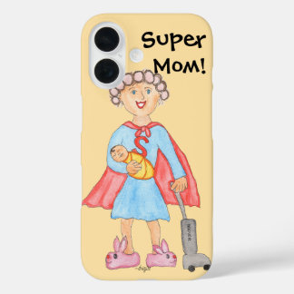 Mother's Day Super Mom iPhone 16ケース