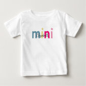 Mother's day t-shirt set for daughter and mother. ベビーTシャツ (正面)