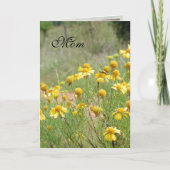 Mothers Day Wildflower Card by Janz カード (正面)