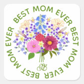 Mother's Day With Blumenstrauss スクエアシール (正面)