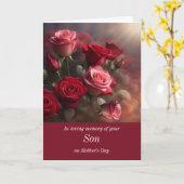 Mothers Day without Son in Membrance カード (黄色い花)