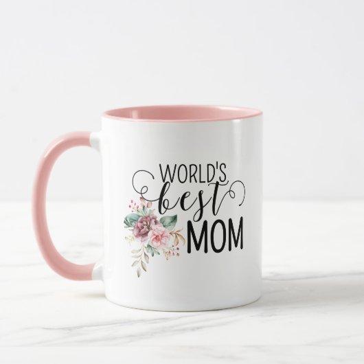 Mother's Day World's BEST Mom Coffee Mug マグカップ (左)