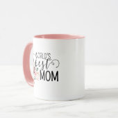 Mother's Day World's BEST Mom Coffee Mug マグカップ (正面左)
