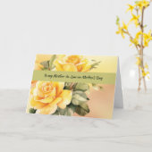 Mothers Day Yellow Rosesに関する法律関係の母 カード (黄色い花)