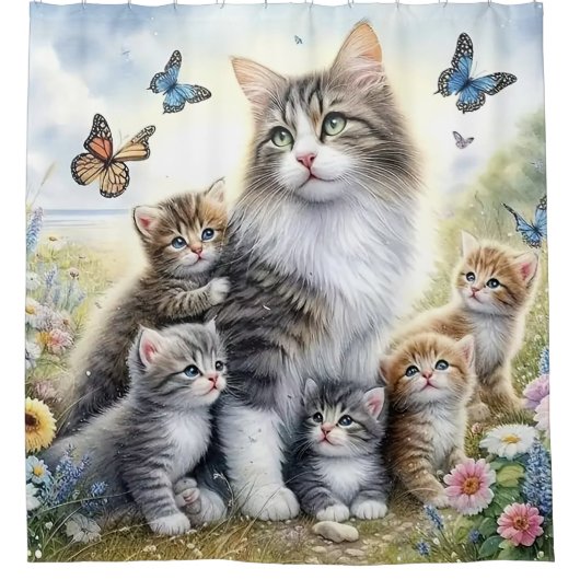 Mother's Garden Paradise シャワーカーテン (正面)