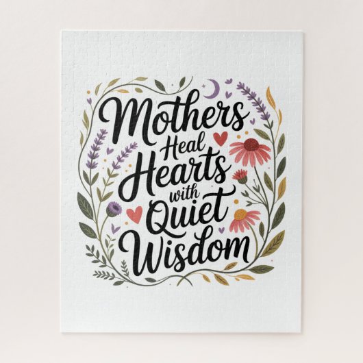 Mothers Heal Hearts With Quiet Wisdom ジグソーパズル (縦)