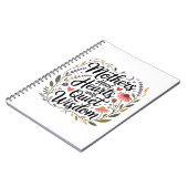 Mothers Heal Hearts With Quiet Wisdom ノートブック (左側)