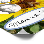 Mothers in the Family Photo Sunflower and Bee ポスター (角)
