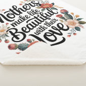 Mothers Make Life Beautiful With Their Love シェルパブランケット (3/4)