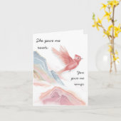 Mother's of Adoption- Adoptive Mother's Card カード (黄色い花)