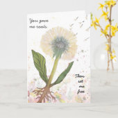 Mother's of Adoption Set - Birthmother's Day Card カード (黄色い花)