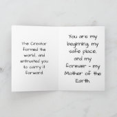 Mothers of the Earth Greeting Card カード (内部)