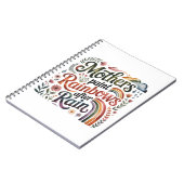 Mothers Paint Rainbows After Rain ノートブック (左側)