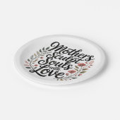 Mothers Sculpt Souls With Love ペーパープレート (アングル)