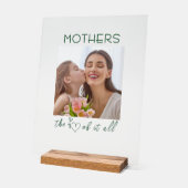 Mothers the Heart of it All Mother's Day Acrylic  アクリルサイン (傾斜)