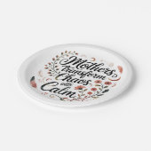 Mothers Transform Chaos Into Calm ペーパープレート (アングル)