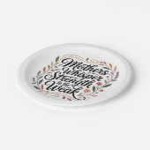 Mothers Whisper Strength To The Weak ペーパープレート (アングル)