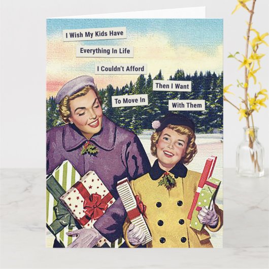 Mothers Wish カード (黄色い花)