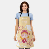 Mothersday, moederdag エプロン (着用した状態)